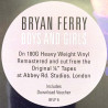 Ferry Bryan 1985 BFLP6 Boys and Girls LP