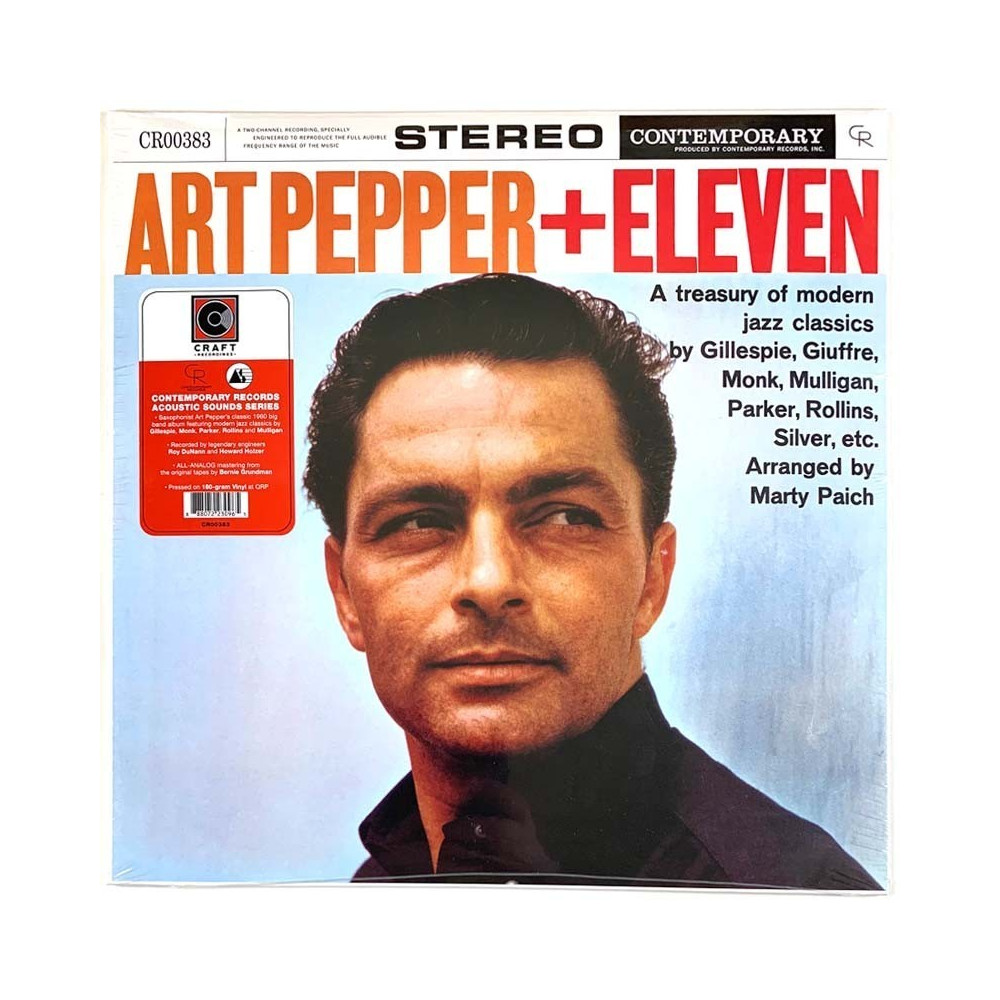 Pepper Art 1959 CR00383 Art Pepper + Eleven modern jazz classics LP