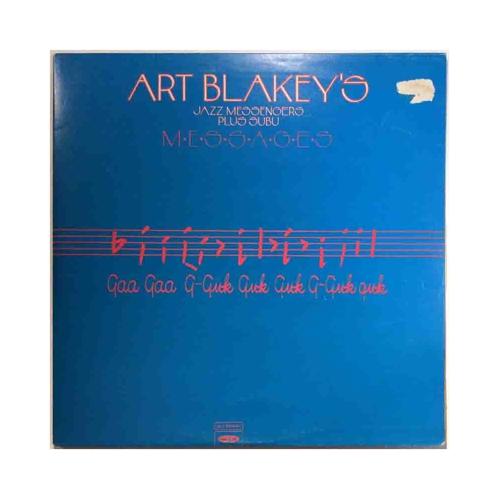 Art Blakey's Jazz Messengers plus Sabu 1978 VJD 557 Messages 2LP Begagnat LP