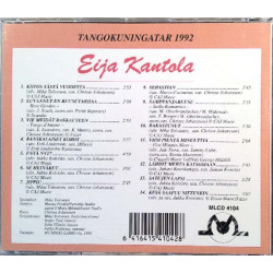 Kantola Eija: Kiitos Tästä Vuodesta  kansi EX levy EX Käytetty CD