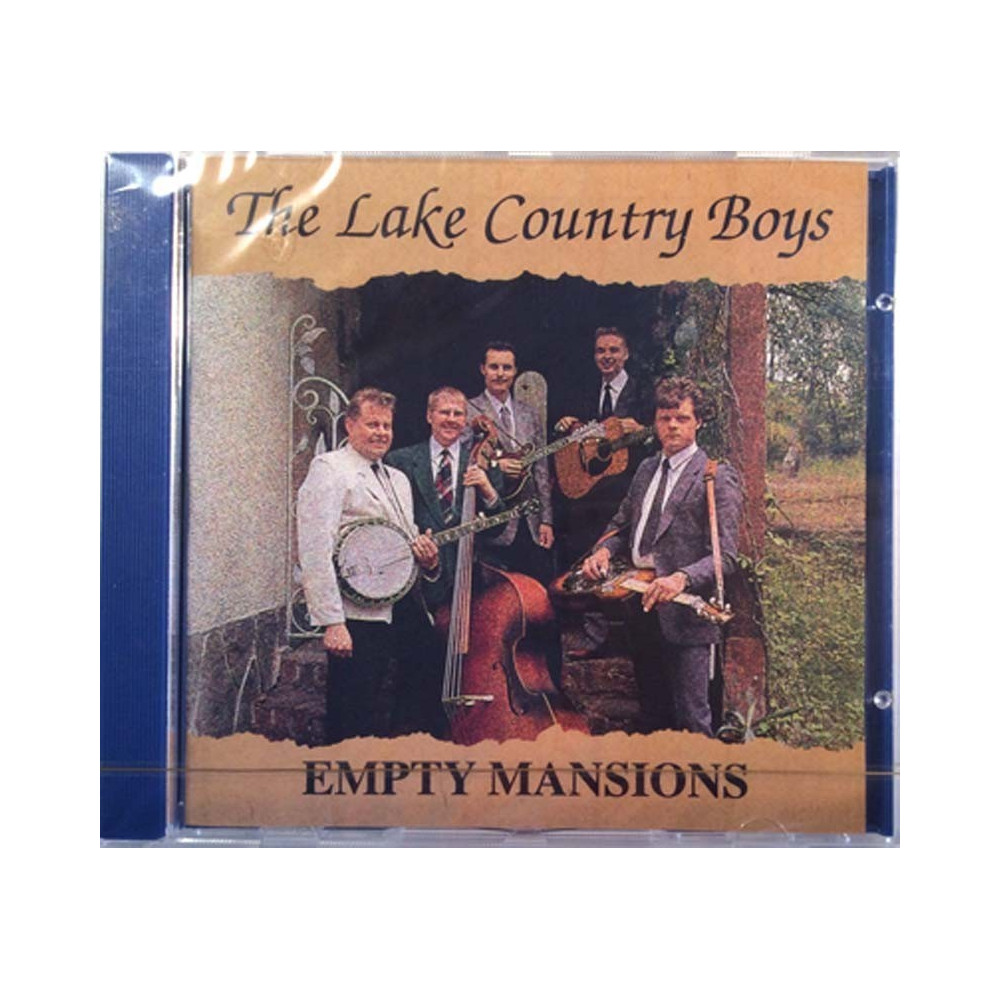 Lake Country Boys : Empty Mansions  kansi EX levy EX Käytetty CD