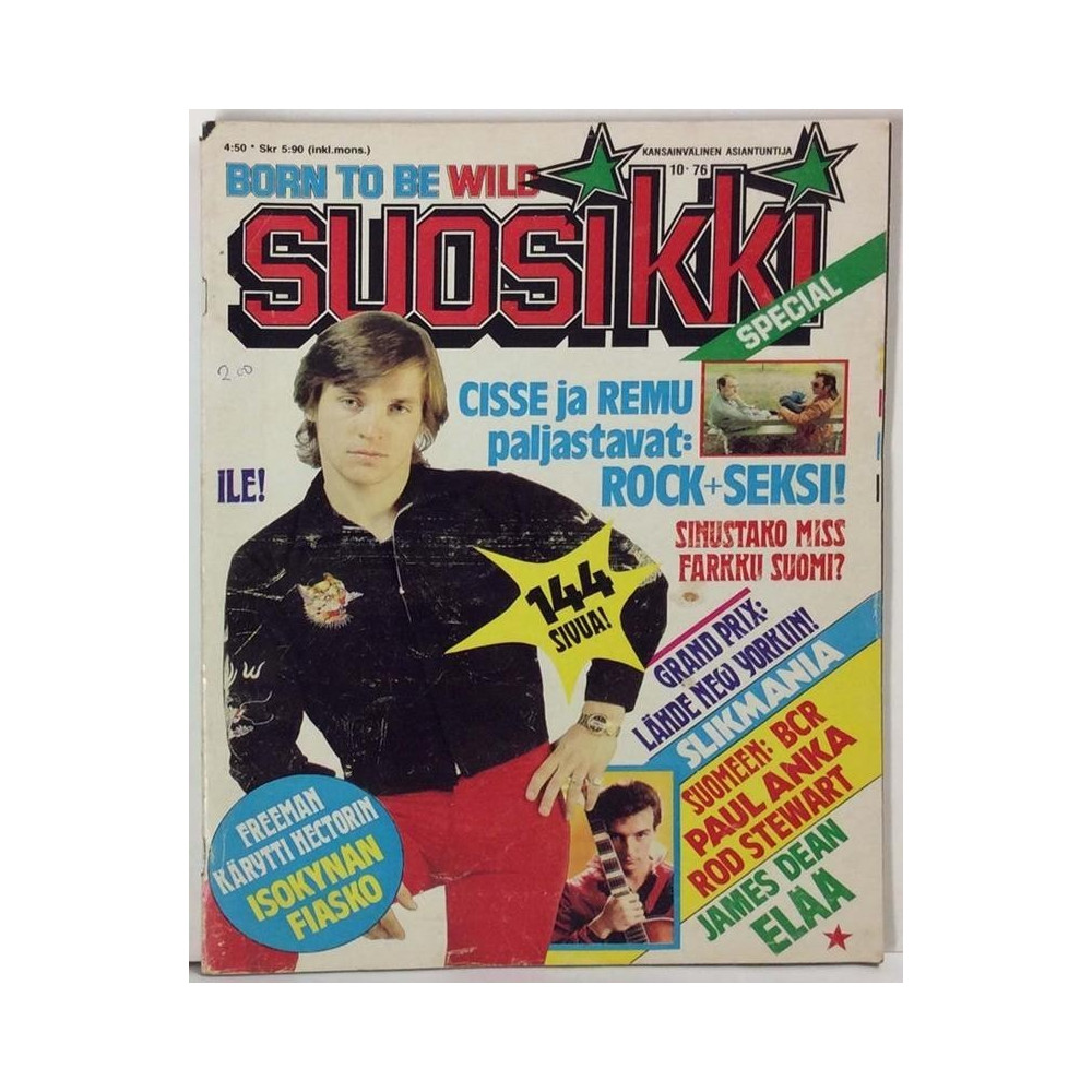 Suosikki 1976 No.10 Virve Vicky Rosti,Hurriganes,Ile Kallio
