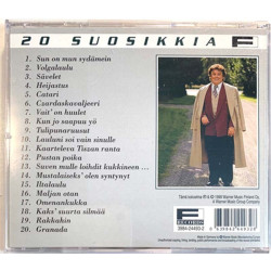 Ruohonen Seppo: 20 suosikkia - Sun on mun sydämein  kansi EX levy EX- CD