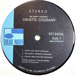 Coleman Ornette 1966 BST 84246 The Empty Foxhole Begagnat LP
