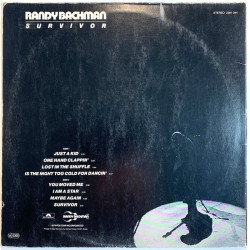 Bachman Randy: Survivpr  kansi VG levy EX LP