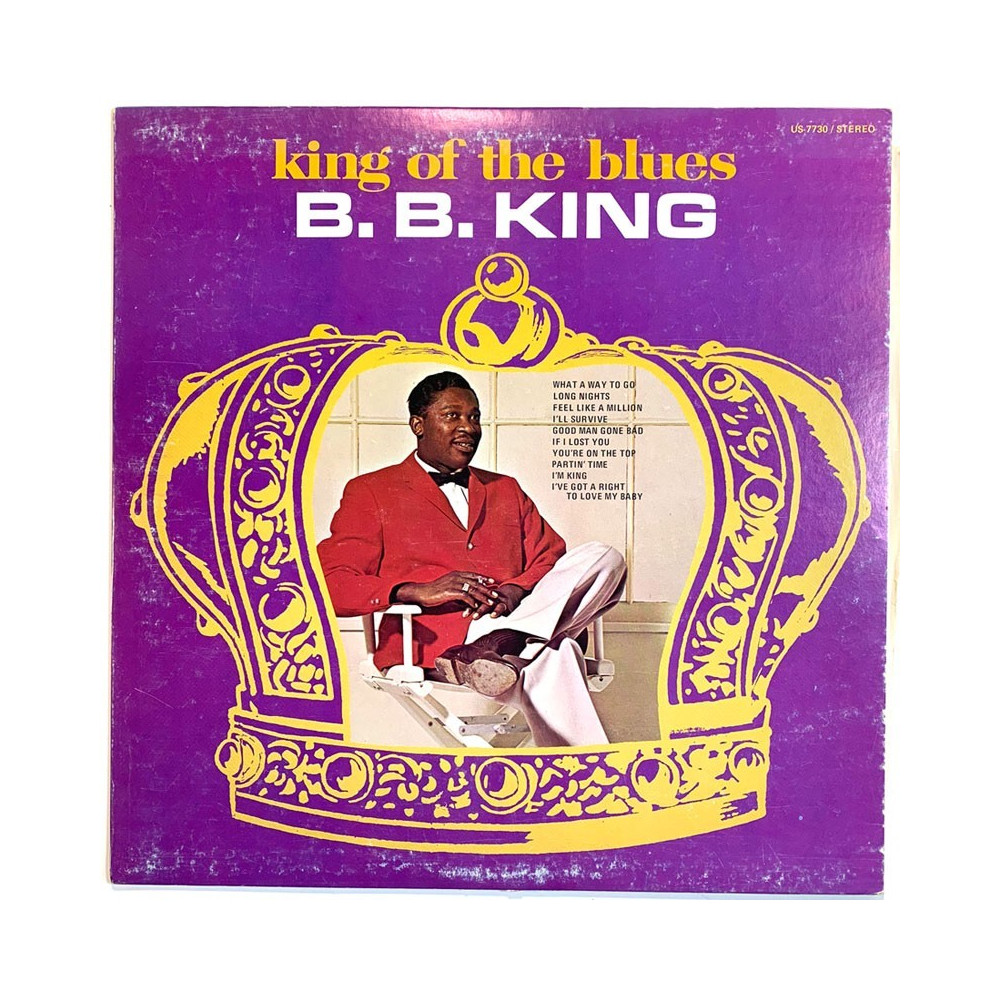 King B.B.: King of the bkues  kansi VG+ levy EX LP