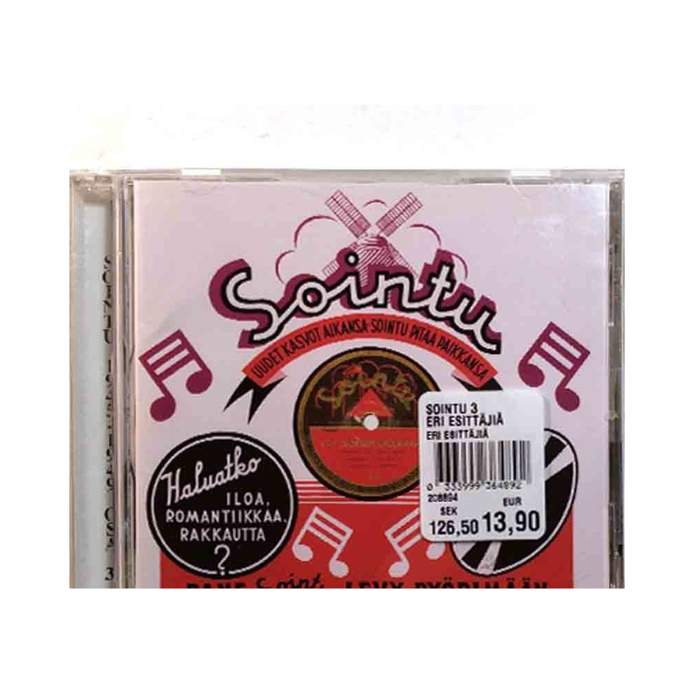 Eri Esittäjiä: Sointu 1945-1949 Osa 3  kansi EX levy EX Käytetty CD
