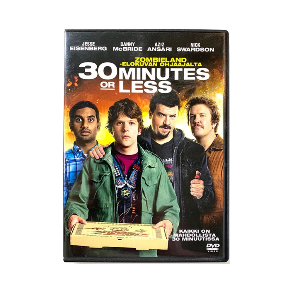 DVD - Elokuva: 30 minutes or less  kansi EX levy EX Käytetty DVD
