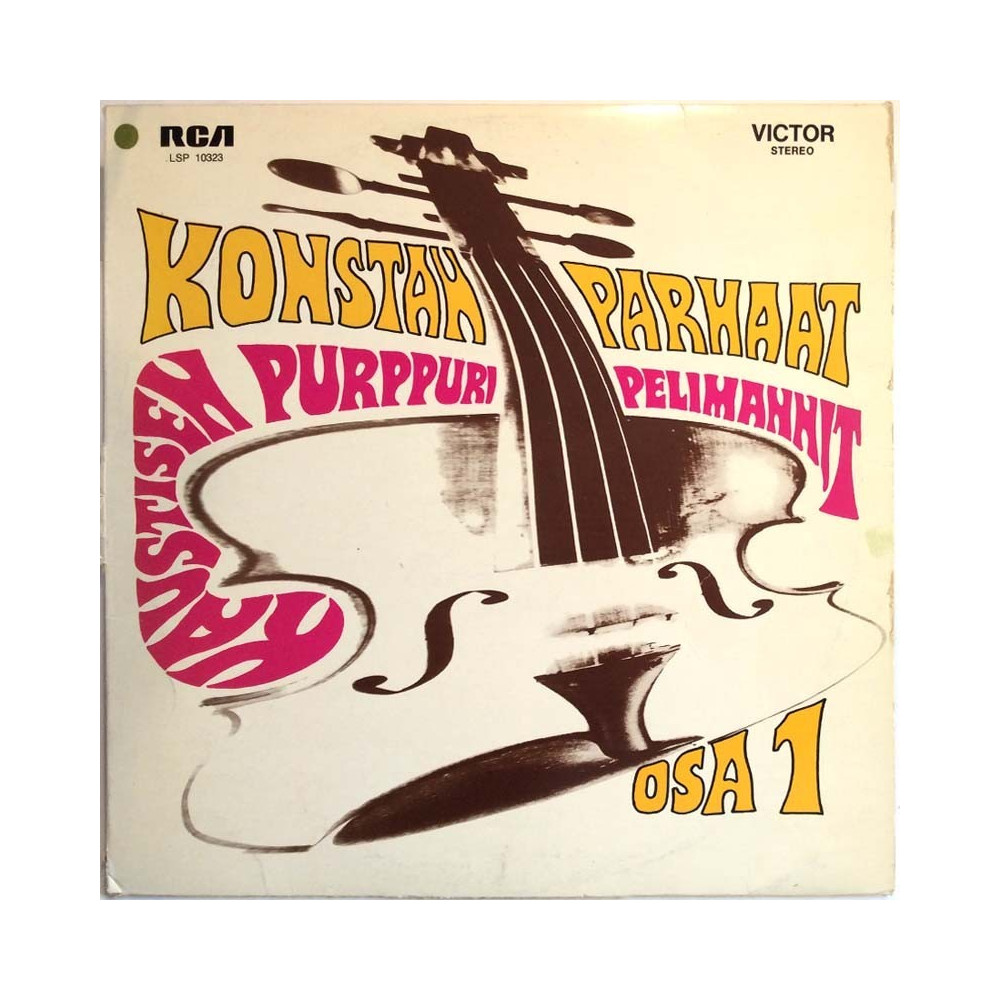 Kaustisen Purppuripelimannit: Konstan Parhaat Osa 1  kansi VG levy VG bonus LP:nä veloituksetta
