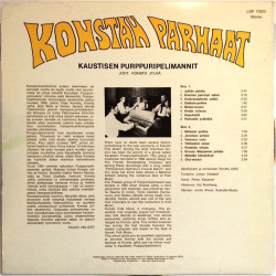 Kaustisen Purppuripelimannit: Konstan Parhaat Osa 1  kansi VG levy VG bonus LP:nä veloituksetta