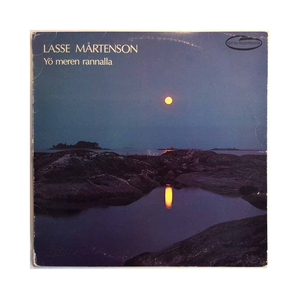 Mårtenson Lasse: Yö meren rannalla  kansi G+ levy EX- Käytetty LP