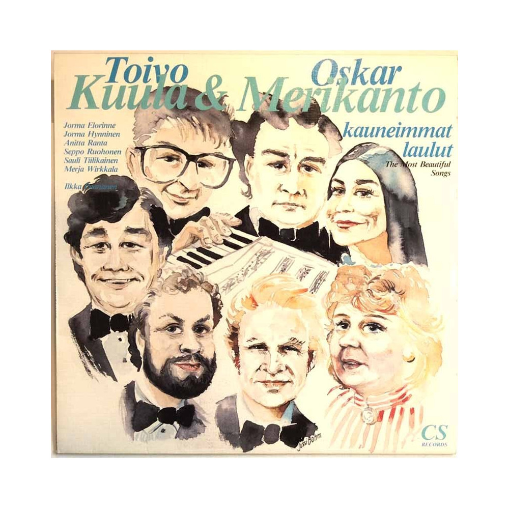 Kuula Toivo & Oskar Merikanto 1987 CSLP 101 Kauneimmat laulut Begagnat LP