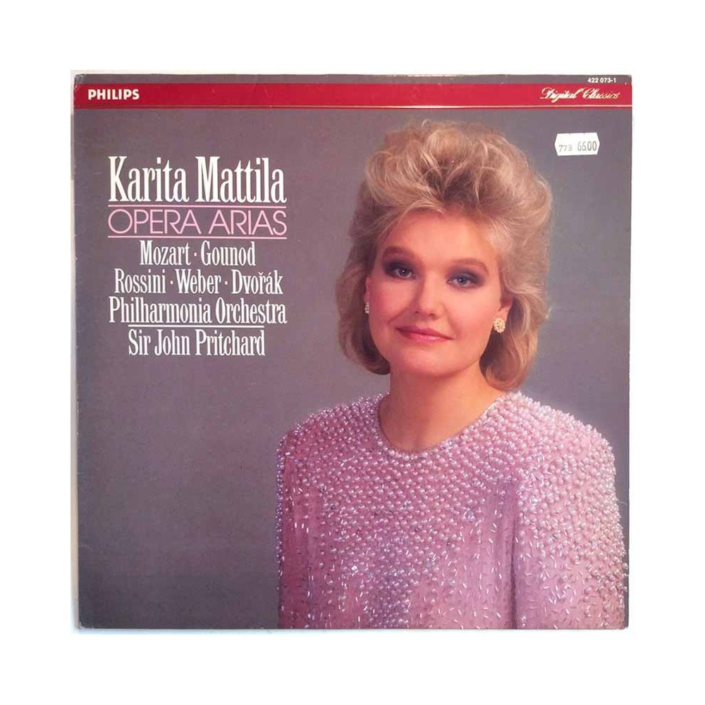 Mattila Karita: Opera Arias  kansi EX- levy EX Käytetty LP