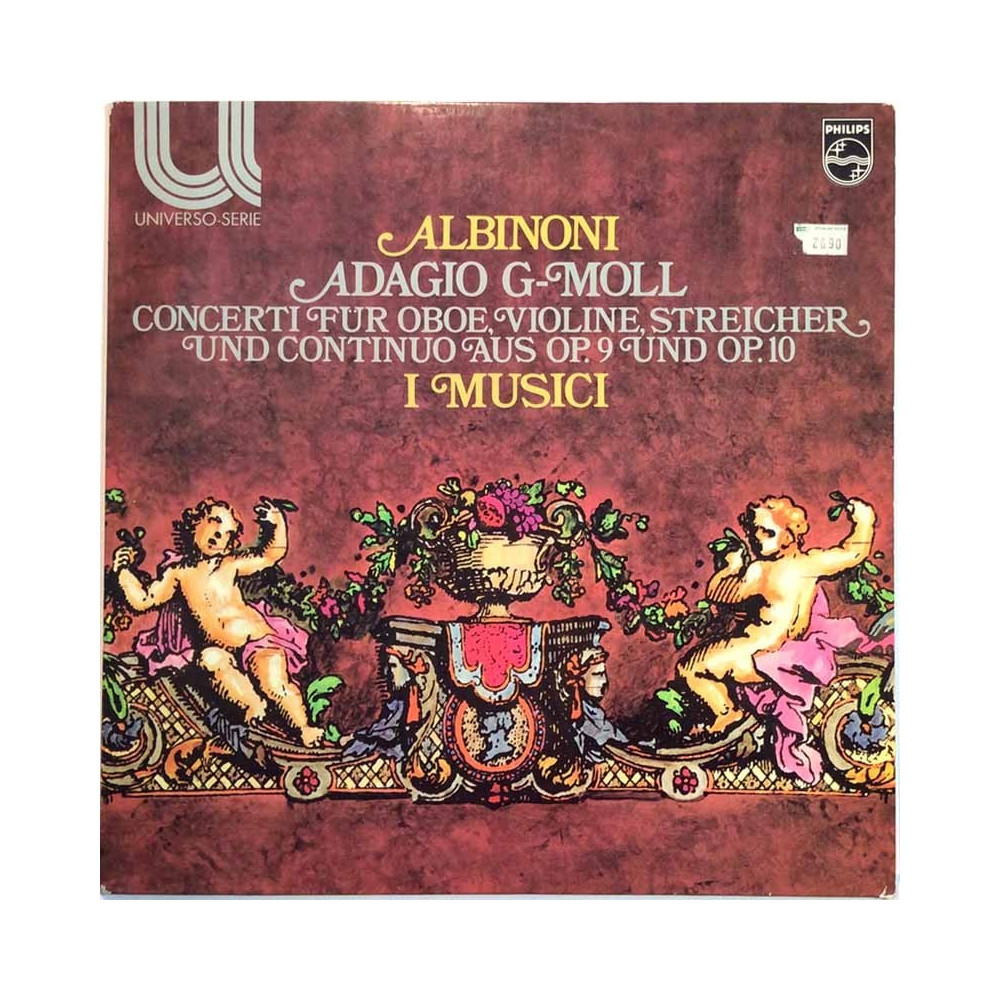 Albinoni 1970 6580 001 Adagio G-Moll / Concerti Für Oboe Begagnat LP