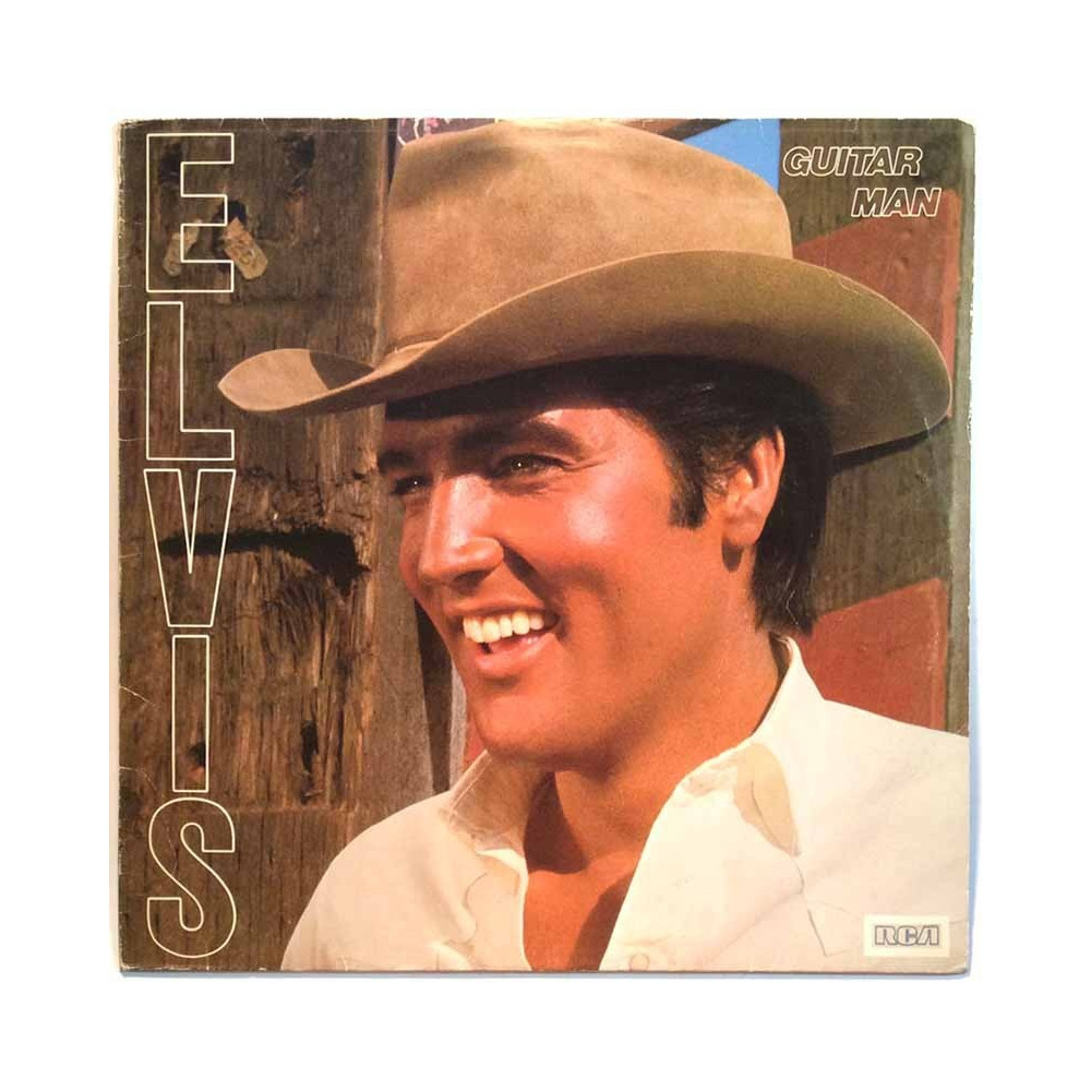 Elvis: Guitar Man  kansi VG+ levy VG+ Käytetty LP