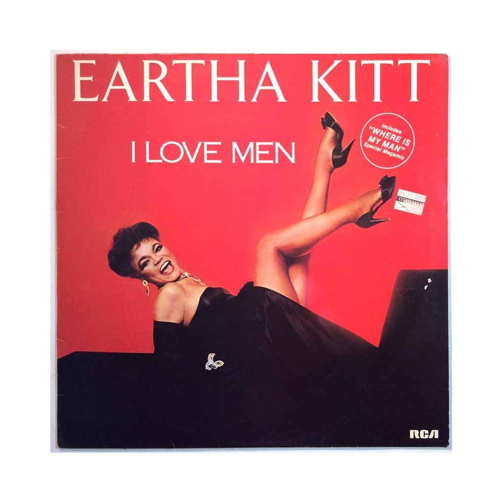 Kitt Eartha: I love men  kansi EX levy EX- Käytetty LP