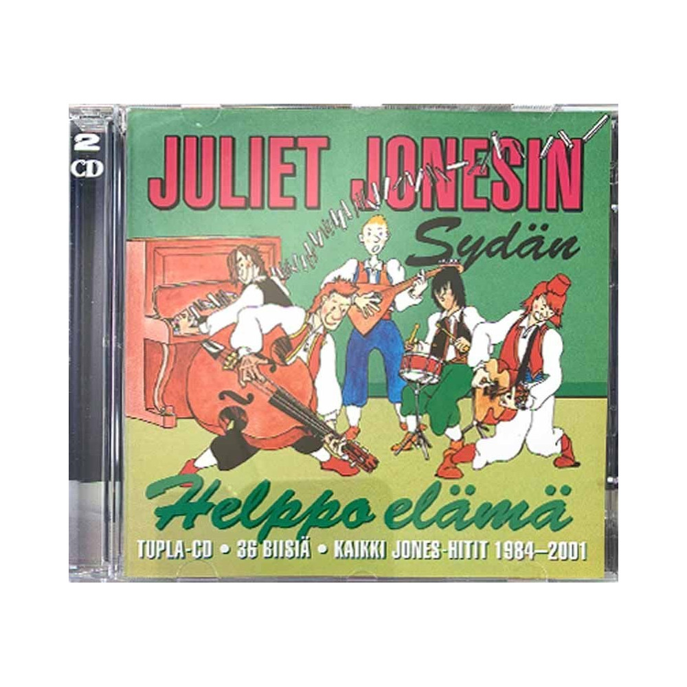 Juliet Jonesin Sydän: Helppo elämä kaikki hitit 1984-2001 2CD  kansi EX levy EX Käytetty CD