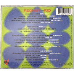 Astrud Gilberto, David Byrne, A. C. Jobim: Red Hot + Rio  kansi EX levy VG+ Käytetty CD