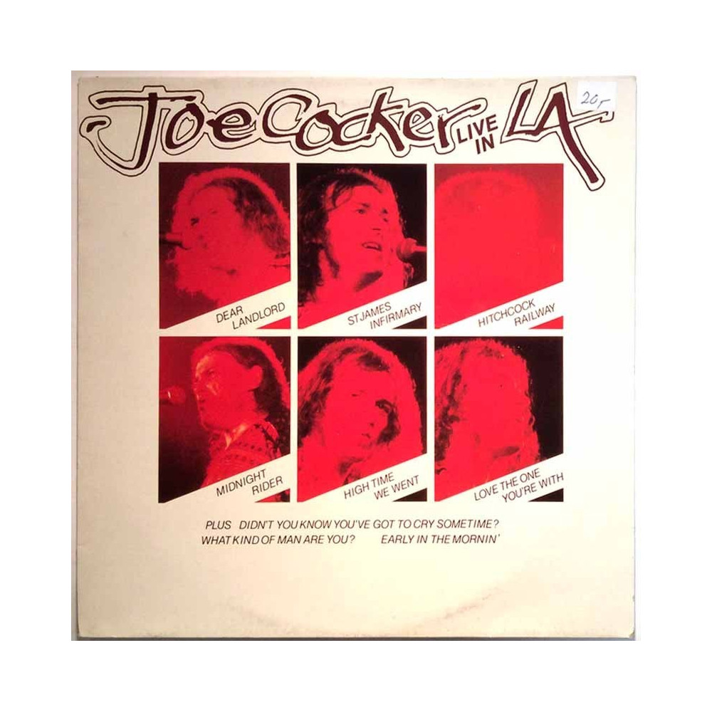 Cocker Joe 1976 CLALP 189 Live in L.A. Begagnat LP