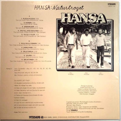 Hansa: Naturtroget  kansi EX levy EX Käytetty LP