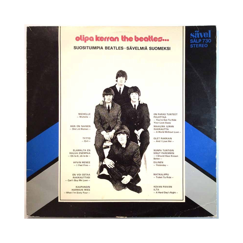Esquires, Eddy & the Lightning ym.: Olipa kerran the Beatles...  kansi VG levy G Käytetty LP