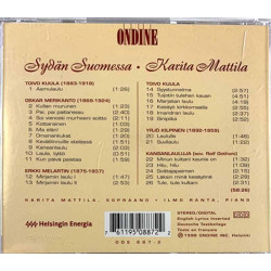 Mattila Karita: Sydän Suomessa  kansi EX levy VG+ Käytetty CD