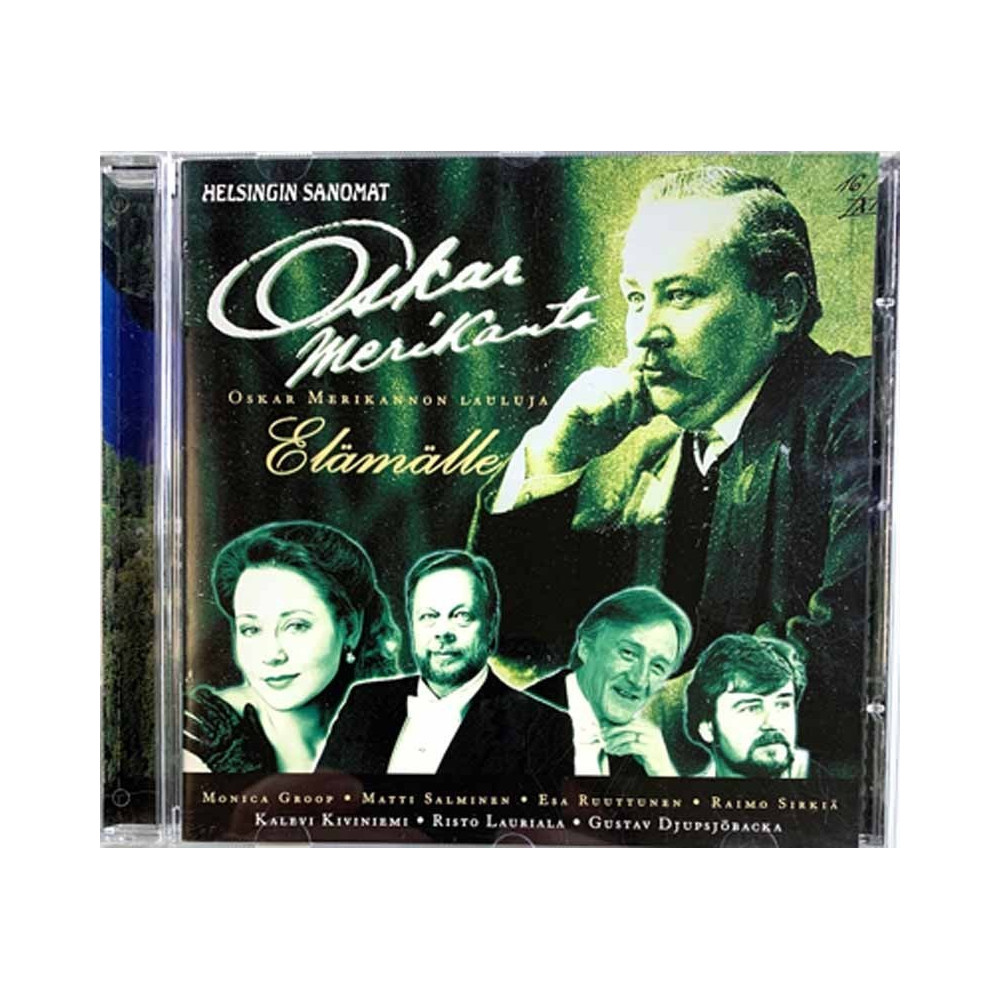 Oskar Merikanto: Oskar Merikannon lauluja elämälle  kansi EX levy VG+ Käytetty CD
