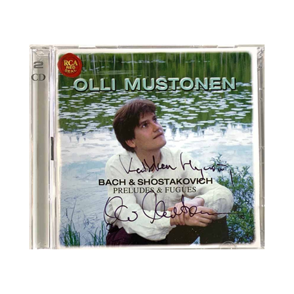 Mustonen Olli - Bach & Shostakovich: Preludes and Fugues 2CD  kansi EX levy EX Käytetty CD