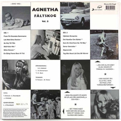 Fältskog Agnetha: Agnetha Fältskog vol.2  kansi  levy  LP