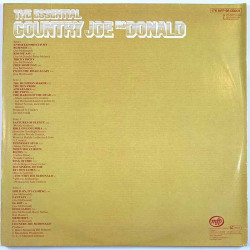 Country Joe McDonald: The Essential 2LP  kansi VG+ levy EX LP