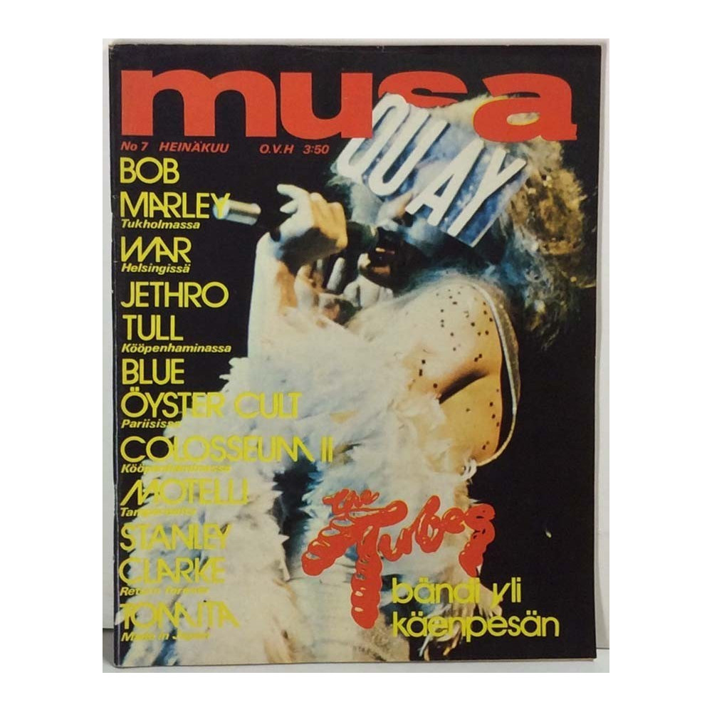 Musa 1976 No.7 Bob Marley,Colosseum,Jethro Tull