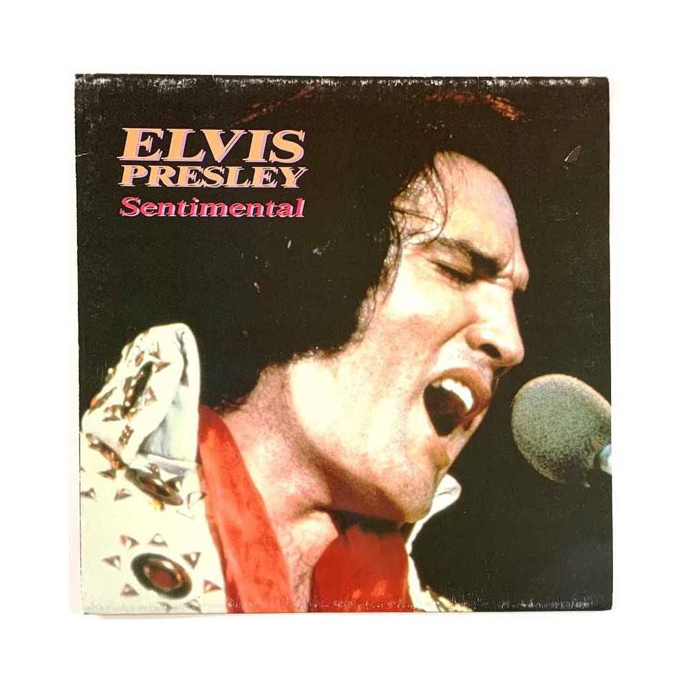 Elvis Presley: Sentimental  kansi VG+ levy EX LP