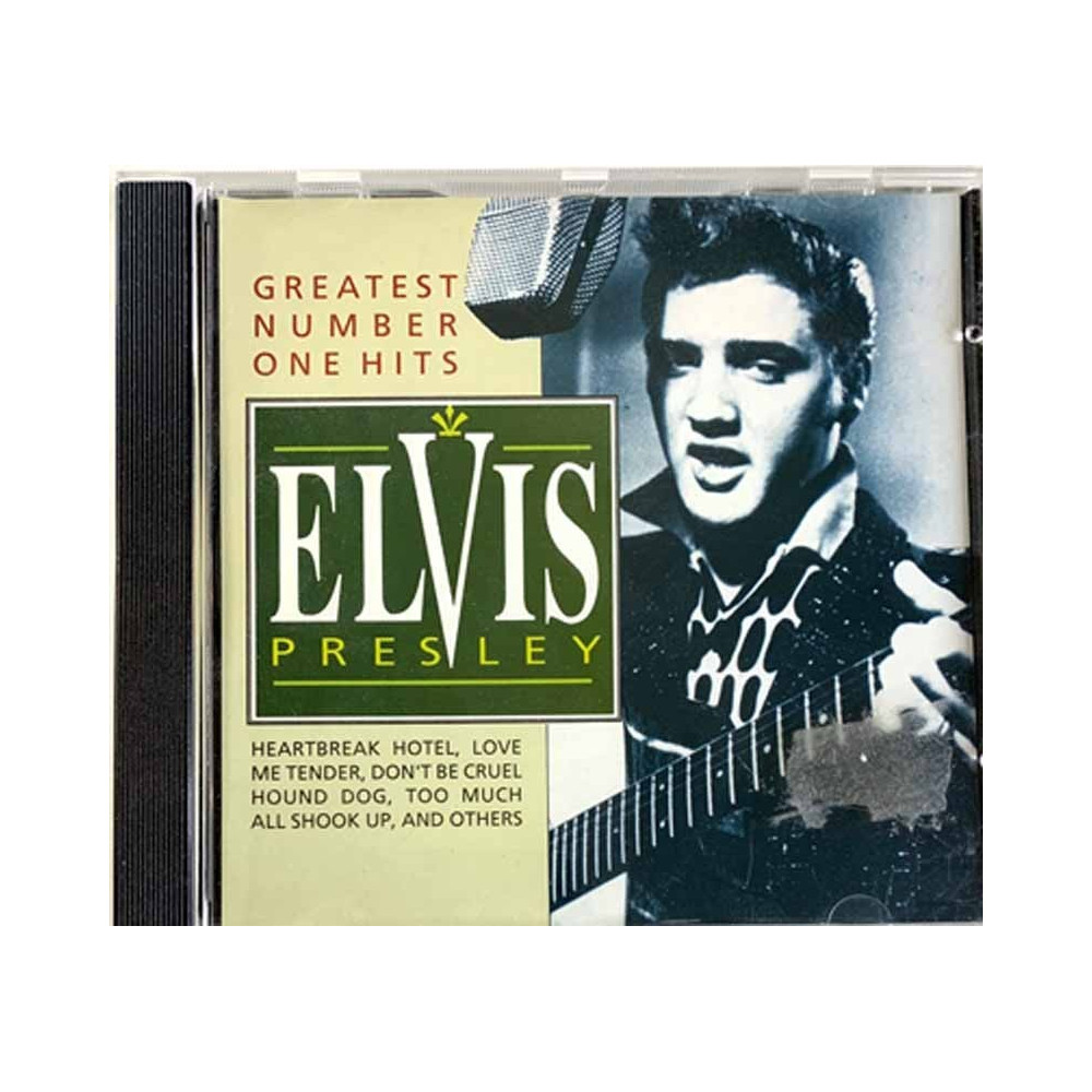 Elvis: Greatest number one hits  kansi EX levy EX- Käytetty CD