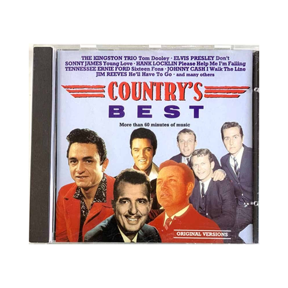 Johnny Cash, Elvis, Jim Reeves 1990’s 6187492 Country’s Best CD Begagnat