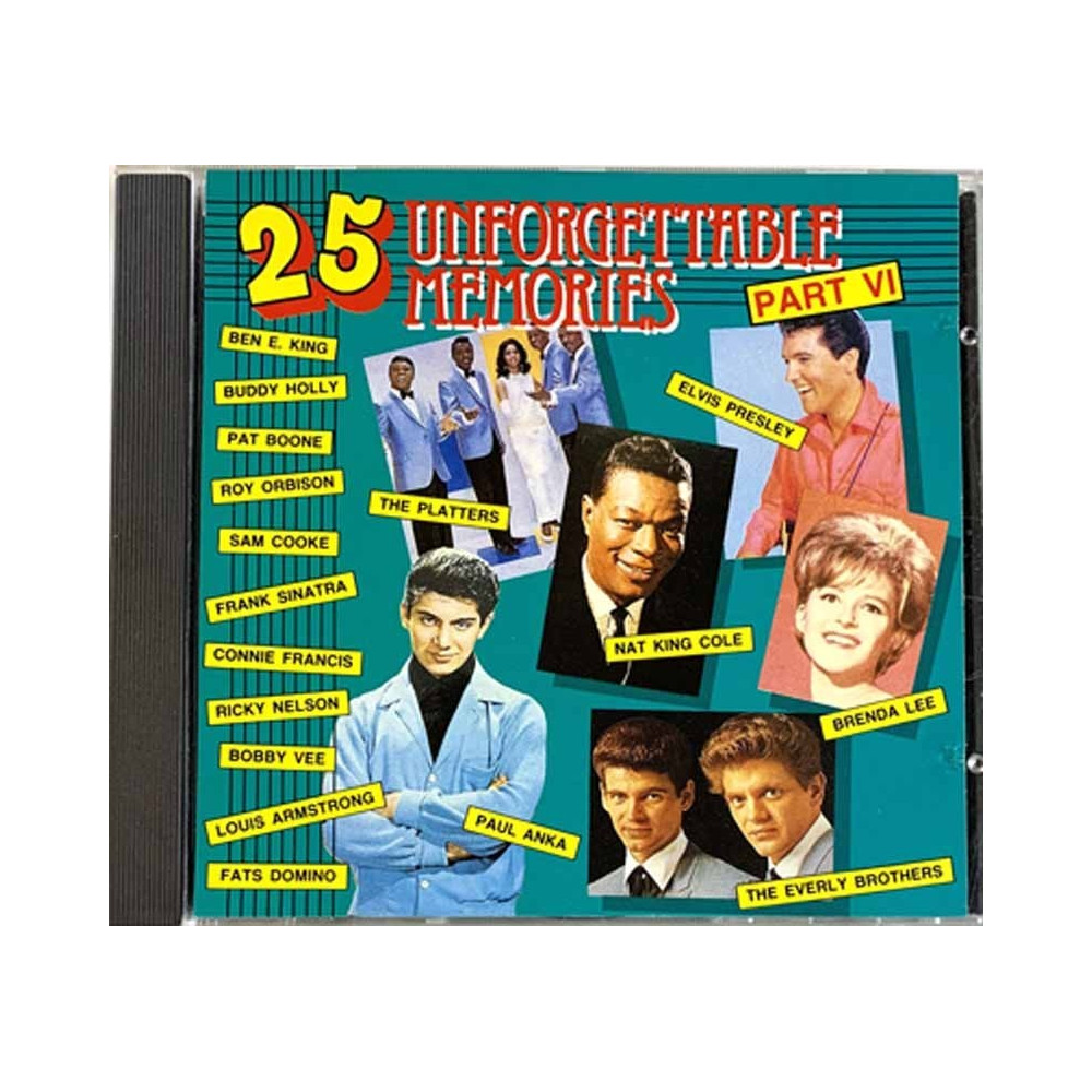 Sam Cooke, Brenda Lee ym. 1988 CD 05517 Unforgettabe Memories part VI CD Begagnat
