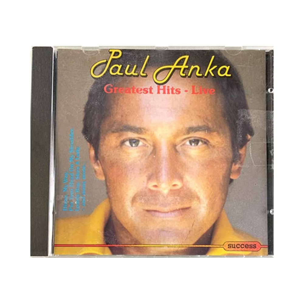Anka Paul 1990 2135CD Greatest Hits Live CD Begagnat