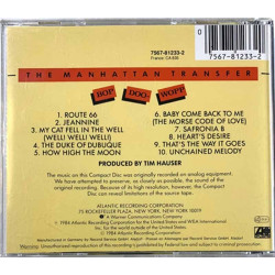 Manhattan Transfer: Bop Doo-Wopp  kansi EX levy EX Käytetty CD