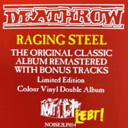 Deathrow : Raging Steel 2LP red vinyl - LP