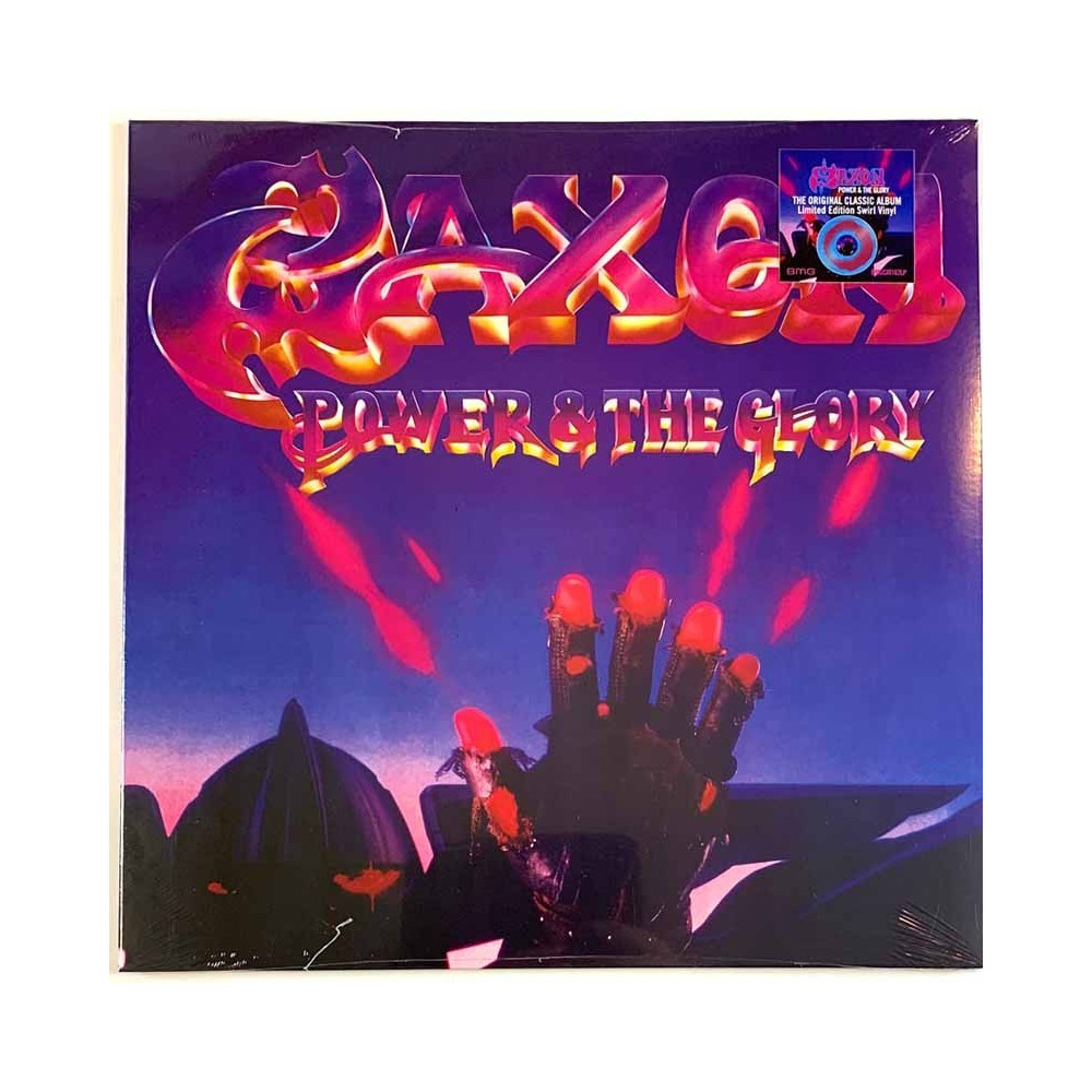 Saxon 1983 BMGCAT162LP Power and the Glory - limited swirl vinyl LP