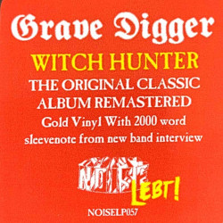 Grave Digger : Witch Hunter - gold vinyl - LP