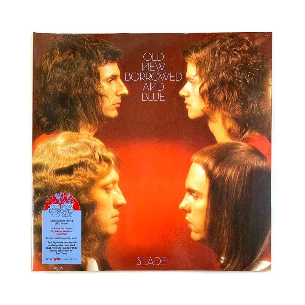 Slade : Old new borrowed and blue - splatter vinyl - LP