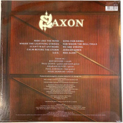 Saxon 1988 BMGCAT166LP Destiny - half & half vinyl LP