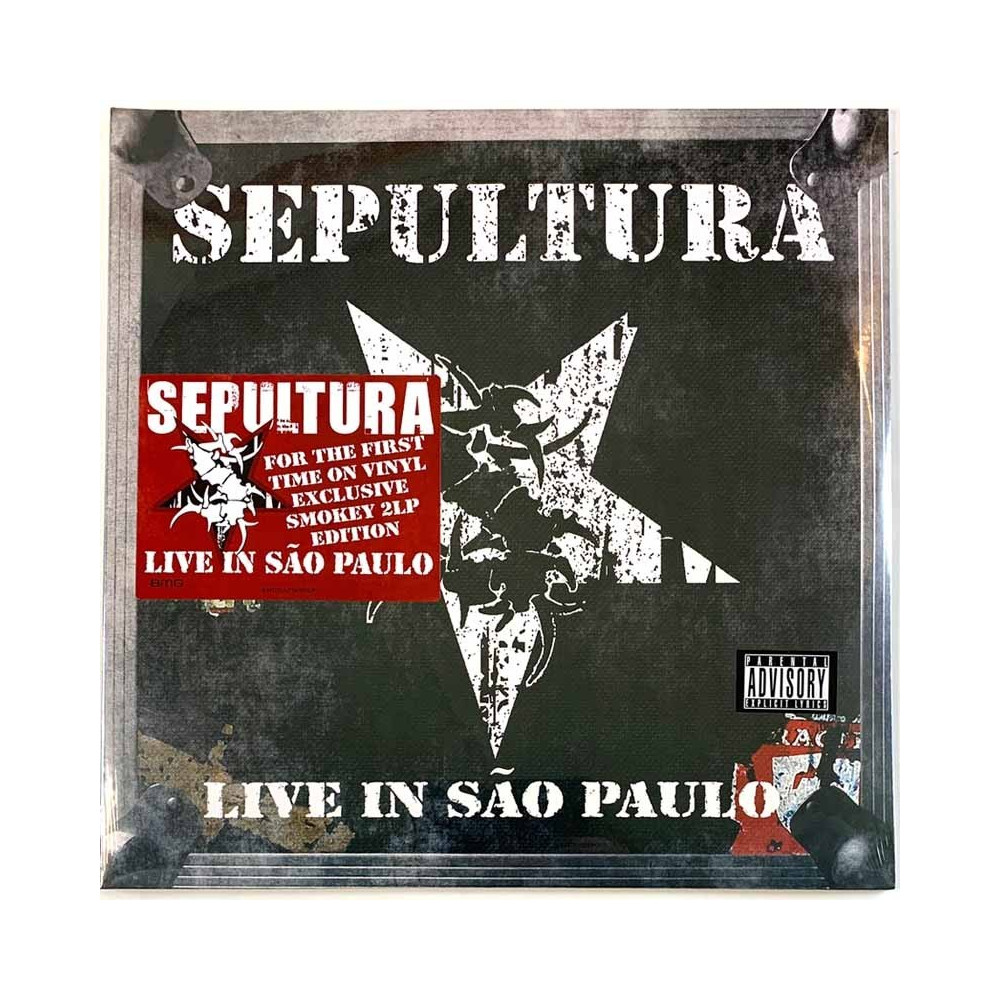 Sepultura : Live In Sao Paulo 2LP - smokey coloured vinyl - LP