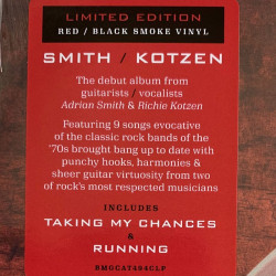 Smith / Kotzen : Smith / Kotzen - red/black smoke vinyl - LP
