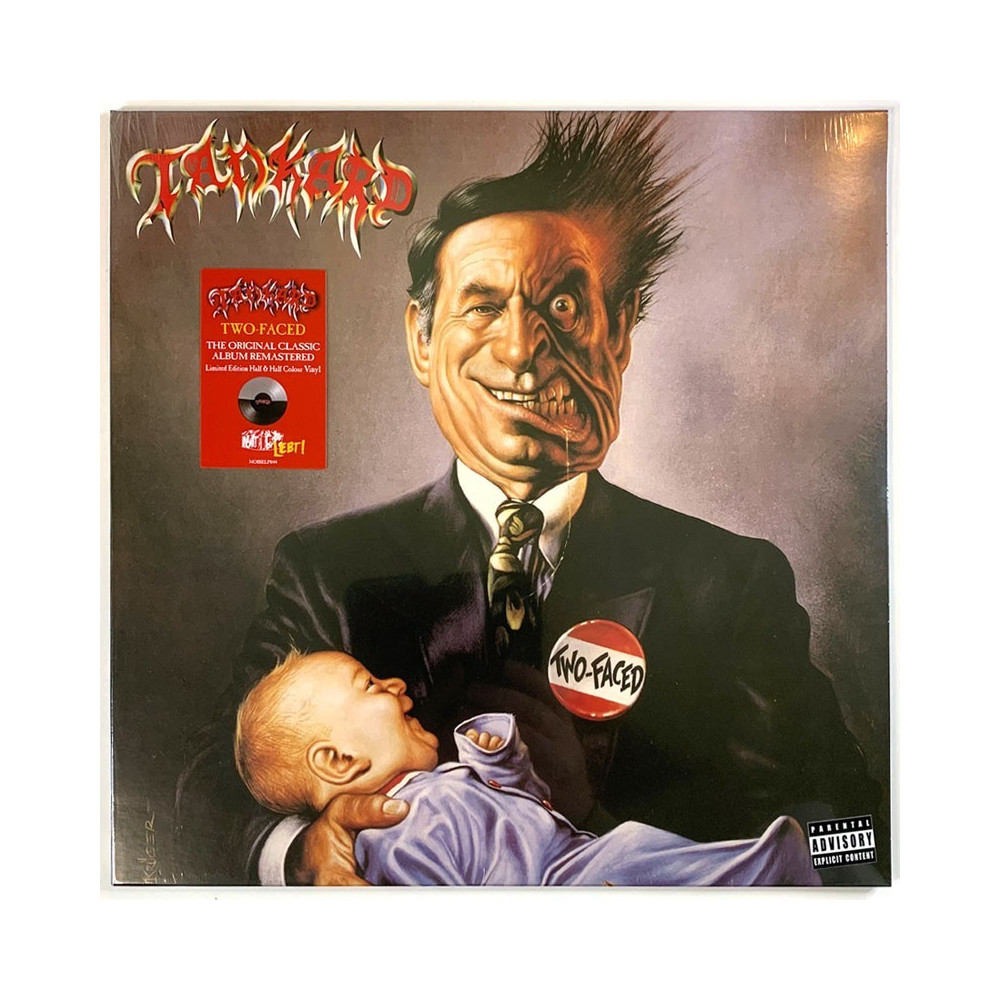 Tankard : Two-Faced - half & half colour vinyl - LP