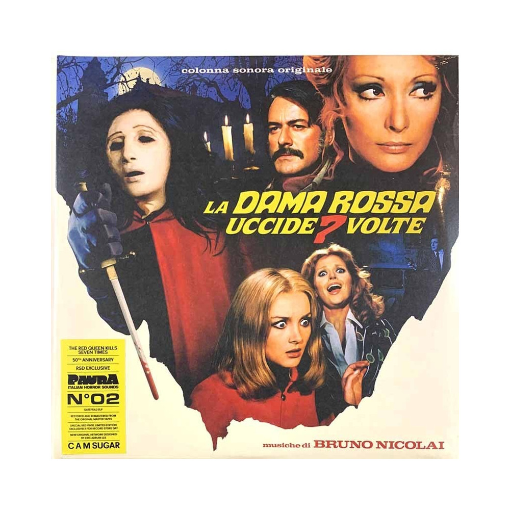 Nicolai Bruno : La Dama Rossa Uccide 7 Volte 2LP - LP