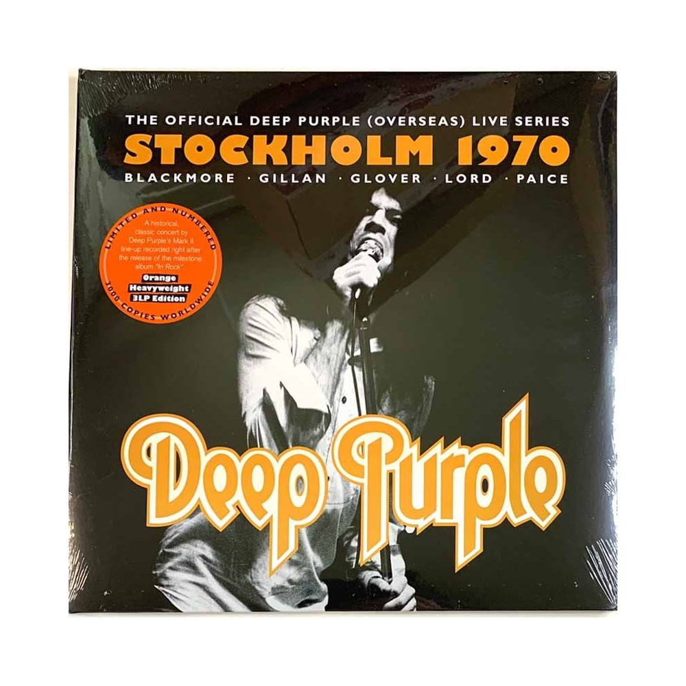 Deep Purple 1970 0216908EMU Live in Stockholm 1970 3LP LP