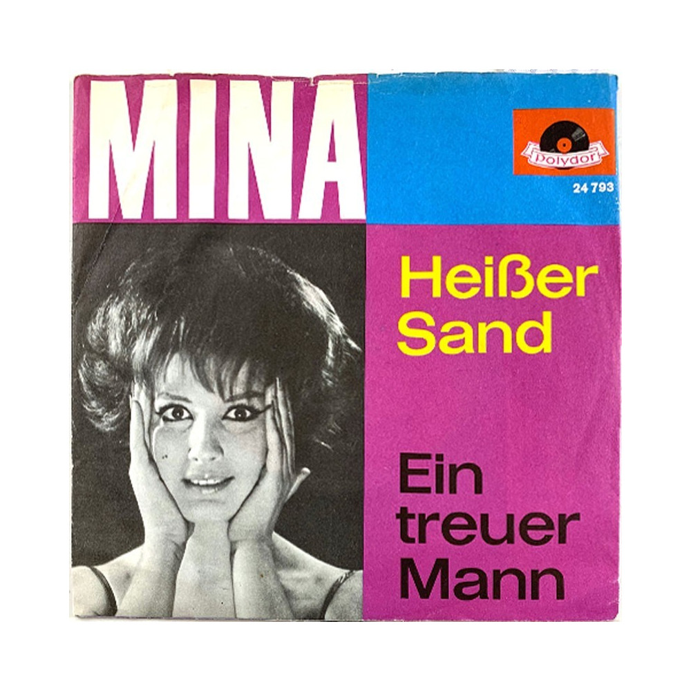 Mina 1962 24793 Heißer Sand / Ein Treuer Mann begagnad singelskiva