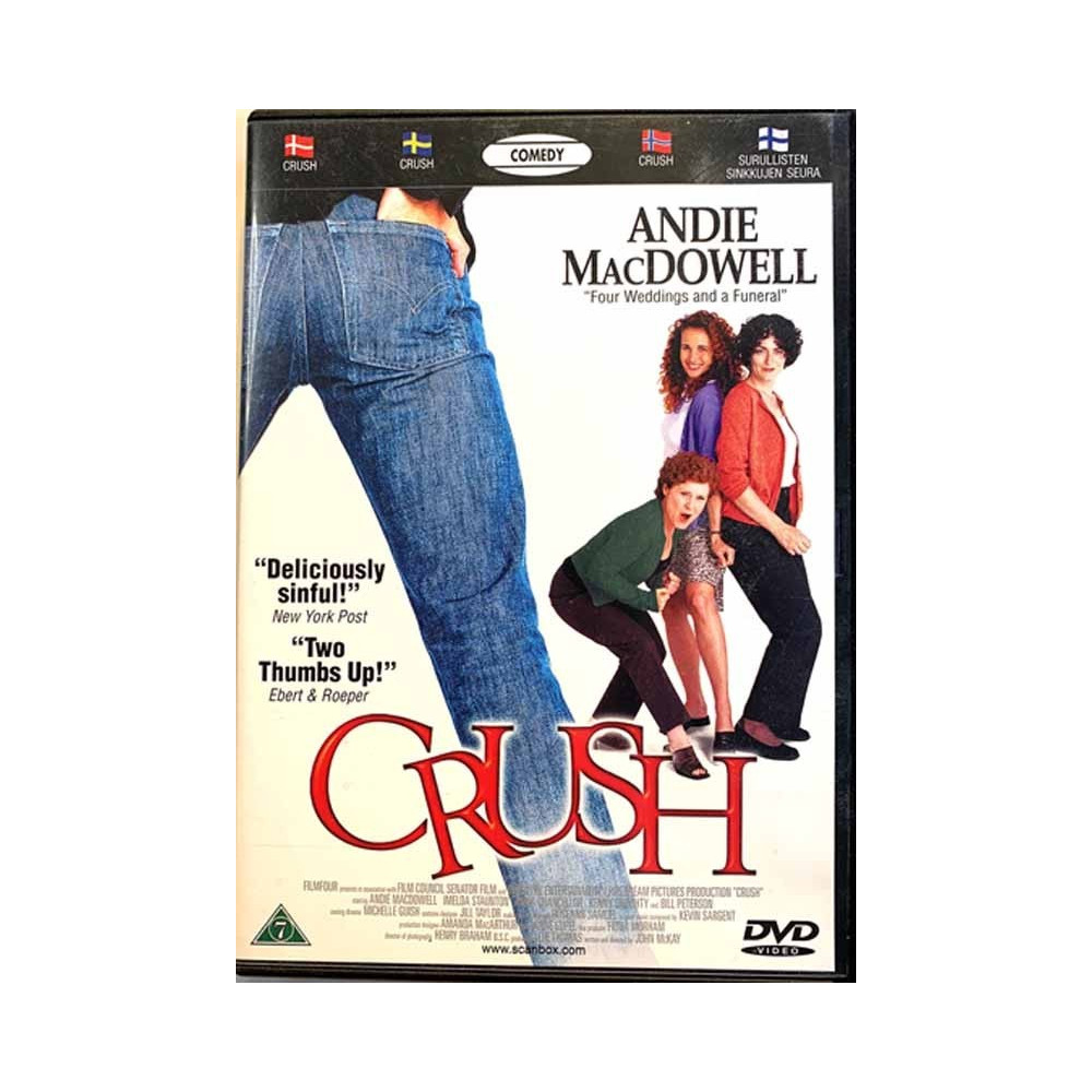 DVD - Elokuva: Crush, surullisten sinkkujen seura  kansi EX levy EX- DVD