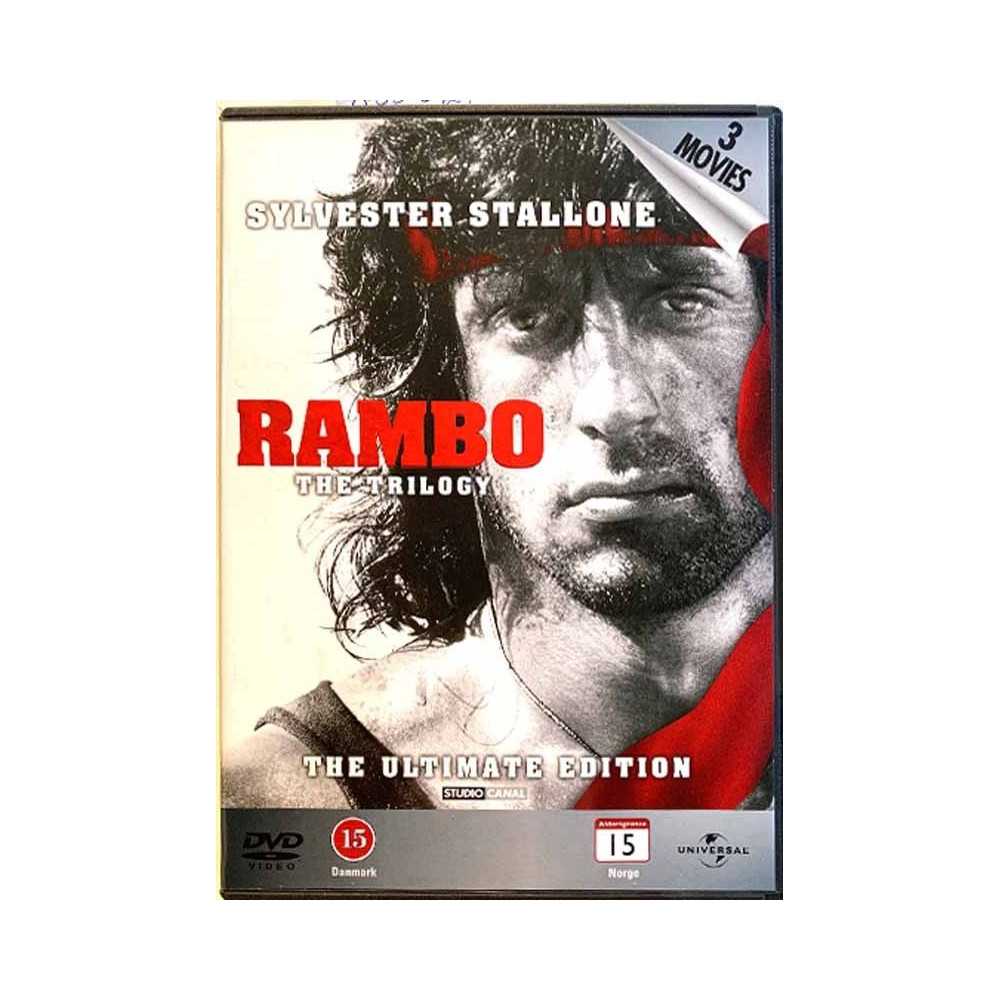 DVD - Elokuva: Rambo the trilogy 3DVD  kansi EX levy EX DVD